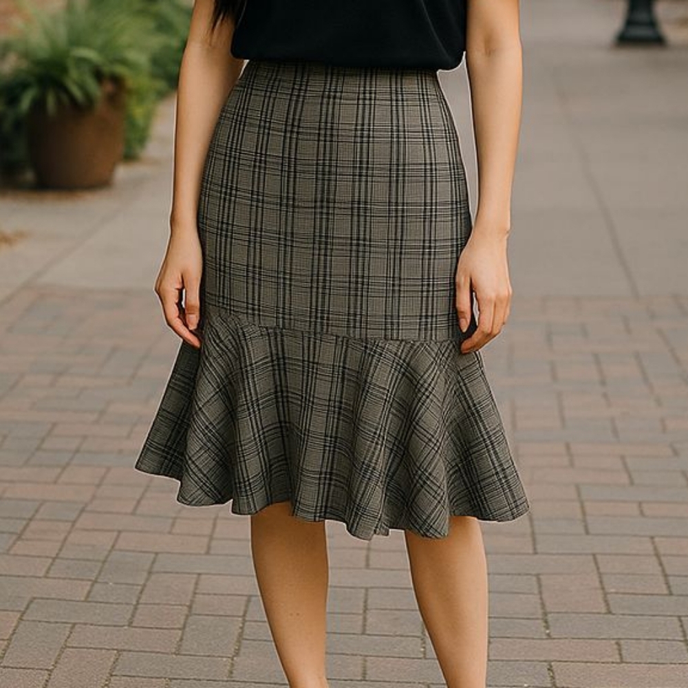 🏷️Peter Nygard Midi  SKIRT size 8 excellent condition